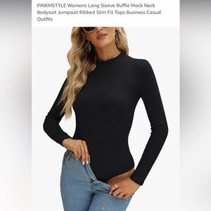 Black Long Sleeve bodysuit